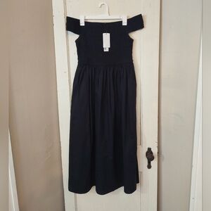 NWT Nobodys Child Sz8 Black Amanda Midi Dress